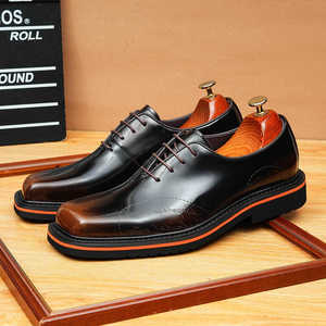 Luxurious High-quality Men's Formal Shoes Oxford Shoes Breathable Casual Shoes Designed <b>by</b> a Designer with an Italian Style - Product Image 2