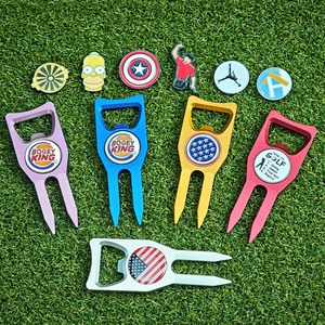 Marqueurs de balles de golf vierges, Clips de gravure, Chaussures, Colliers, Produits, Niveau, Prêt, Gratuit, RFID, Park, Clips sexy, Unique, Émail - Product Image 6