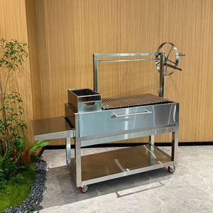 Outdoor Barbecue <strong>Charcoal</strong> Adjustable Height Argentina Style BBQ Barbeque <strong>Grill</strong> for Football Fan Zone Parties - Product Image 4