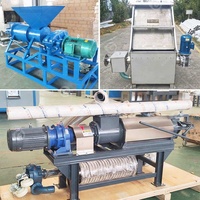 Traitement du fumier de volaille Poulet Porc Séparateur de boues de déchets solides et liquides Déshydrater la machine de déshydratation
