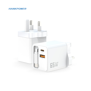 65W GaN手机充电器适配器内置伸缩式电缆PD 65W QC3.0快速充电适用于苹果三星华为 - Product Image 6