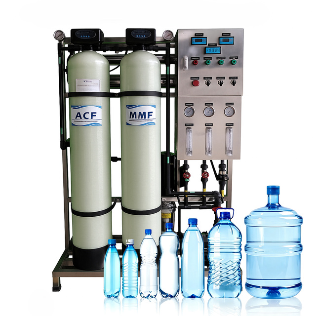 500 LPH/132GPH Ro Water Filtration Membrane Purifier Industry and Home Reverse Osmosis Water Purification Machine Plant System