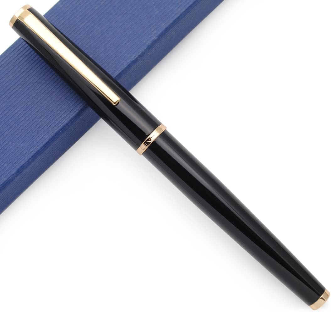 Black with Gold Clip