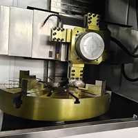 Torno vertical CNC VTC1000 para torneado de discos de brida grandes, máquina de alta rigidez para acero de servicio pesado, venta al por mayor de fábrica