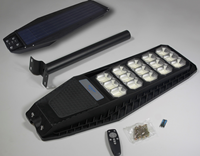 Lampe solaire ABS intégré, 300W, haute puissance, étanche IP65, lampe LED tout-en-un, 2 pièces