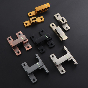 Sliding <b>Door</b> Latch Zinc Alloy Minimalist Design Easy Installation For Hotels Homes - Product Image 2
