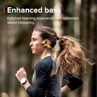Casque de sport à conduction osseuse SUUNTO Sonic Open-Ear, casque sans fil Bluetooth avec connexion basse et multipoint améliorée,