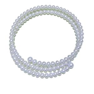 สร้อยข้อมือไข่มุกน้ำจืดขนาดเล็ก 3-4 มม. หลายชั้น ประกายออโรร่า สวยงาม หรูหรา ของขวัญวันเกิด - Product Image 5