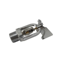 Arroseur d'incendie mural 1/2 pouce DN15 Y-ZSTBS80-72 ℃   Indice de température 162 ° Ampoule rouge standard F, en laiton, installation simple, fourniture d'usine