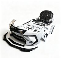 Kit carrosserie M-style amélioré en fibre de carbone, pare-chocs avant, pare-chocs arrière, jupes latérales pour Lamborghini URUS 2018+, pièces de tuning automobile