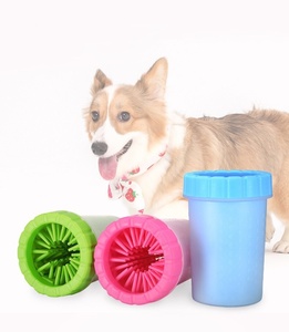 Tazza per Lavaggio <span class=keywords><strong>Zampe</strong></span> Cani 9*11cm, Spazzola in Silicone Confortevole, Tazza per Pulizia <span class=keywords><strong>Zampe</strong></span> di Cani e Gatti - Product Image 1
