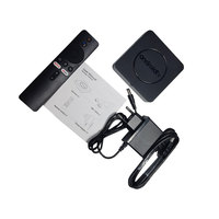 Box Décodeur Android 10 ATV 2.4/5G Wi-Fi et BT 5.0 Allwinner H313 4K HDR Android TV avec Télécommande Vocale