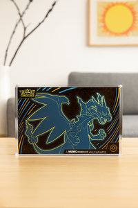 Étui en acrylique anti-UV 99% pour Pokémon TCG Phantom Charizard X Ex Ultra-Premium Collection avec couvercles magnétiques N52 Charizard Mega UPC - Product Image 2