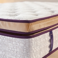 Matelas à ressorts ensachés haut de gamme de qualité hôtelière, 7 zones de mousse à mémoire de forme, pour chambre à coucher, disponible en tailles Queen, King, Full, Twin - Offre Spéciale