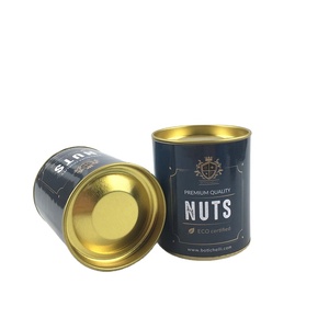 Kích Thước Biểu Tượng Đồng Bằng Xi Lanh Kraft Giấy Các Tông Giấy Con Heo Đất Ngân Hàng Bao Bì Kraft Ống Giấy Lon Với Kim Loại Nắp - Product Image 3