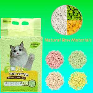 Premium Tofu Cat Litter Fast Clumping Low Dust Flushable Odor Control Factory Direct - Product Image 1
