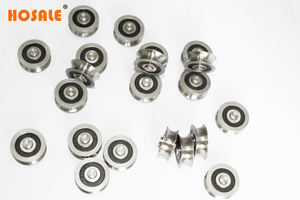 Hareketli kapı ve pencere kasnak çiziminiz olarak özelleştirilmiş U oluk kılavuz rulman - Product Image 5