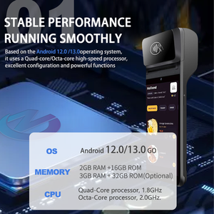 Nueva máquina de facturación POS más económica con Android 13, 4GB+64GB, terminal POS de cuatro núcleos, NFC, 4G, dispositivo POS portátil para minoristas. - Product Image 6