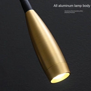 Appliques murales à LED sans fil avec télécommande en acier inoxydable à intensité variable et cristal K9 Appliques murales modernes - Product Image 5