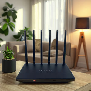 Gigabit Intelligent MESH OpenWrt Router com 6pcs Antenas de Alto Ganho Fácil de Definir MESH Networking Customized Wireless WIFI Router - Product Image 1