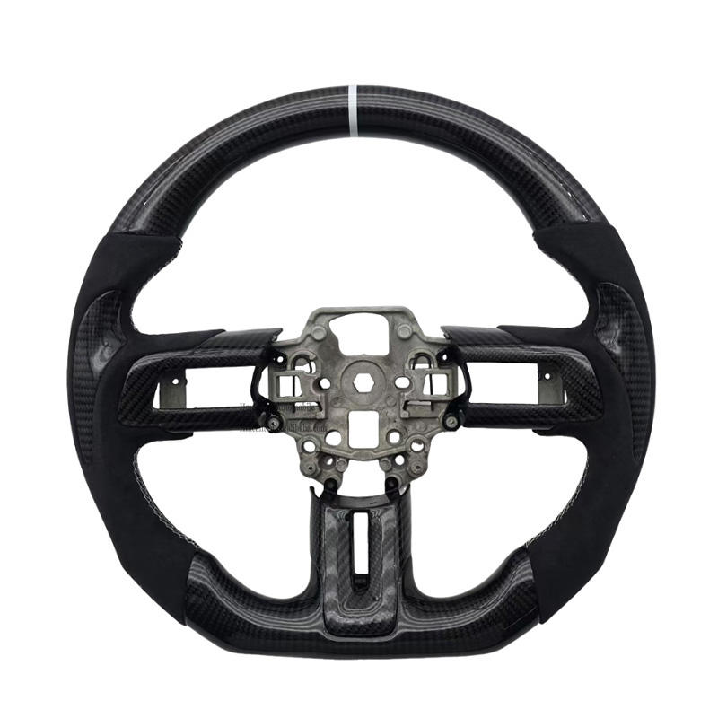 Alcantara + คาร์บอนไฟเบอร์ + กริป + เย็บสีขาว