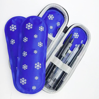 Compresse de gel réutilisable, flexible et longue durée, chaude ou froide, pour soulager la douleur, mini-compresse de gel pour diabétiques, étui de refroidissement pour stylo à insuline