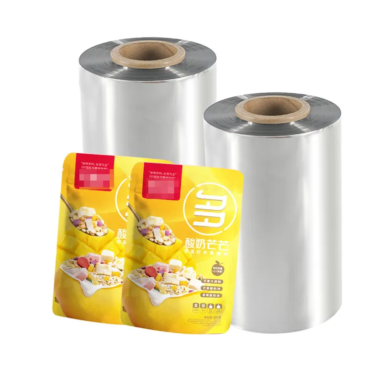 Lapisan Rol Kemasan Plastik Komposit Cetak Warna Aluminium Foil Aluminized Food Coil Film