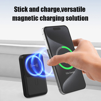 WST Portable Power Station Chargeurs de batterie de téléphone portable Type c Câble Magnétique Sans fil Chargeur rapide Power Bank 10000mah