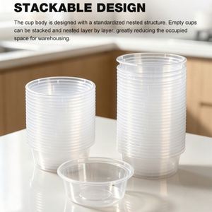 Vasos Desechables de PP de 4 oz para Salsas, Ecológicos, Libres de BPA, Económicos para Restaurantes, Cafeterías y Organizadores de Eventos - Product Image 2