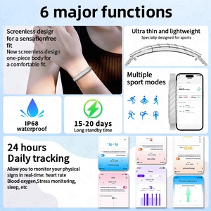 <span class=keywords><strong>Pulsera</strong></span> Inteligente BWJM121 (2 Bandas) <span class=keywords><strong>para</strong></span> Mujeres y Hombres, Monitor de Salud y Ejercicio, Frecuencia Cardíaca 24H, Oxígeno en Sangre, Presión Arterial, <span class=keywords><strong>Pulsera</strong></span> Deportiva - Product Image 5