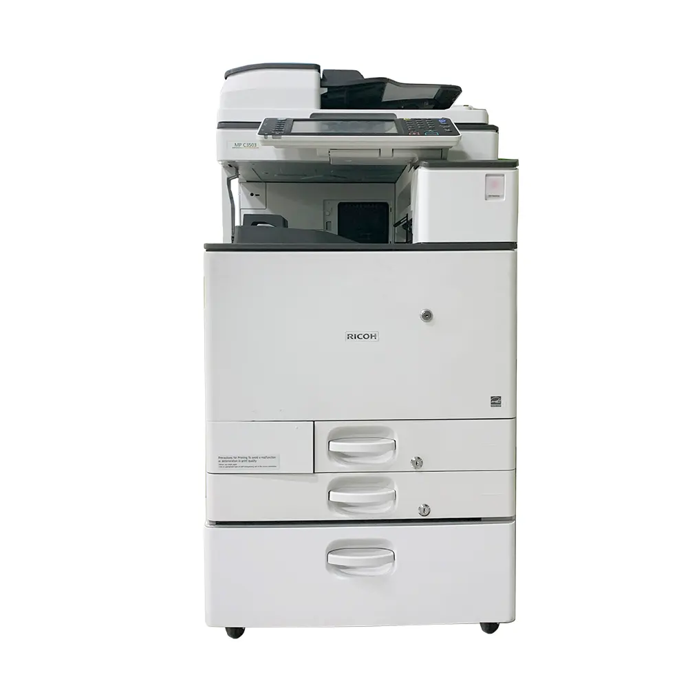 Forniture per stampanti di alta qualità stampanti di riproduzione fotocopiatrici macchina da stampa fotocopiatrice usata MPC3503 per Ricoh