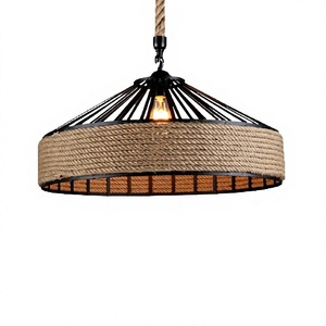 Lámpara Colgante de Latón E27 2700K, Luz Blanca Cálida Suave, Pantalla en Forma de Campana, Marco de Metal Negro, Estilo Rústico, Altura Ajustable, para Techo de Cocina - Product Image 1