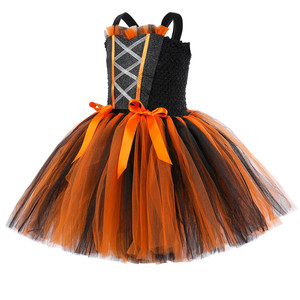Vestido de <span class=keywords><strong>bruja</strong></span> mágica de Halloween vestido de tutú de <span class=keywords><strong>bruja</strong></span> vestido de fiesta para niños <span class=keywords><strong>disfraz</strong></span> de juego - Product Image 2