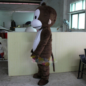 Costume de mascotte singe mignon sur mesure pour adulte, style anime, <span class=keywords><strong>tenue</strong></span> en peluche pour événements/fêtes, vente en gros disponible - Product Image 5