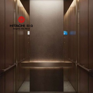 Ascensor Residencial Hitachi de Alta Calidad para Casas Pequeñas y Villas, con Puerta Redonda y Cristal para Automóviles - Product Image 5
