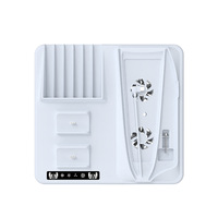 Base multifonctionnelle en ABS pour dissipation thermique avec sortie 10W et rangement pour cartes de jeu pour PS5 Slim HBP-537