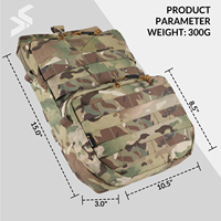 PTG tactique gilet accessoire Molle sac à eau Combat hydratation sac à dos EDC chasse sac à dos gilet pochette équipement
