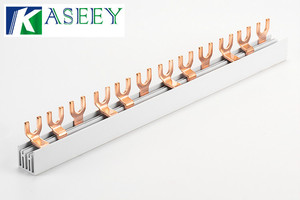 Offres Spéciales – Borniers isolés en PVC <span class=keywords><strong>de</strong></span> type fourche 3P 63A pour disjoncteurs C45 DZ47 MCB - Product Image 2