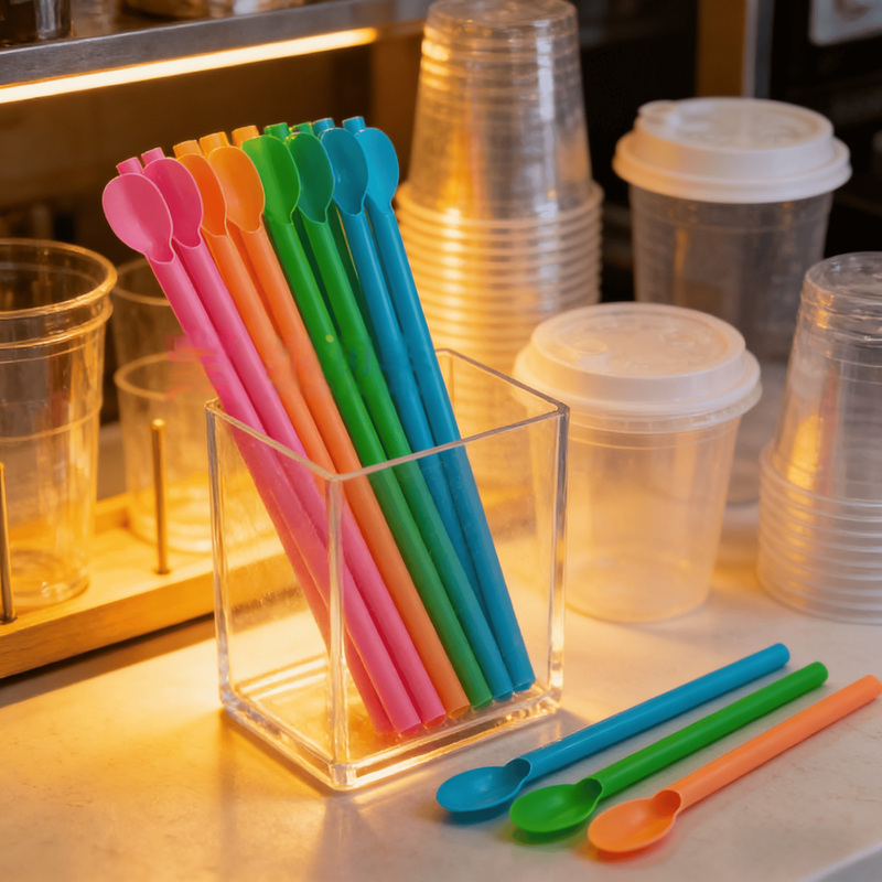 Individually Wrapped Single use Straw Reinforced