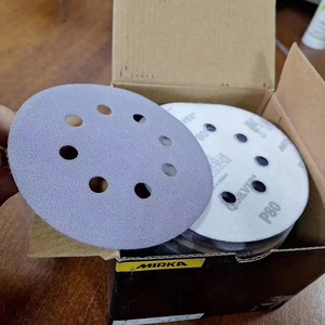 <strong>MIRKA</strong> Q.SILVER Custom-Size (5inch &amp; 6inch) <strong>Sanding</strong> Discs Aluminum Oxide Steel Stainless Backing Grits 80 400 Stainless Steel