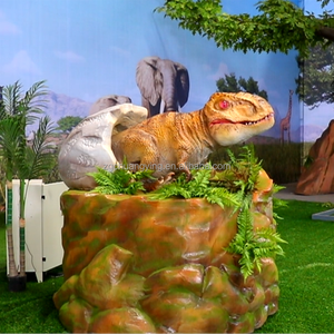 Parchi a tema dinosauro mostra realistico dinosauro a grandezza naturale Baby Tyrannosaurus Rex modello - Product Image 4