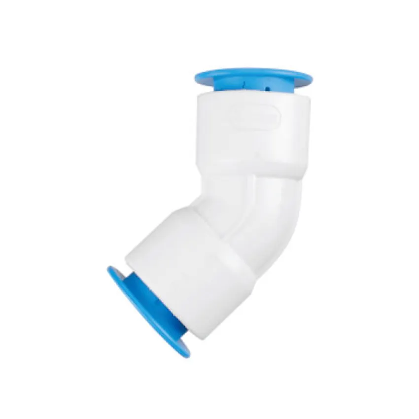 อุปกรณ์ประปาน้ำแบบกดข้อศอก45องศาสำหรับน้ำประปาทำจากพลาสติก