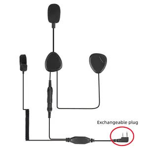 Aselsan 4700/4400 için yeni stil motosiklet interkom kask walkie talkie kulaklık