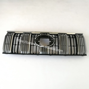 Accesorios de coche, Rejilla cromada, rejillas de radiador delanteras, rejilla de parachoques, red para <span class=keywords><strong>Toyota</strong></span> <span class=keywords><strong>Land</strong></span> <span class=keywords><strong>Cruiser</strong></span> Prado FJ150 2018 - Product Image 2