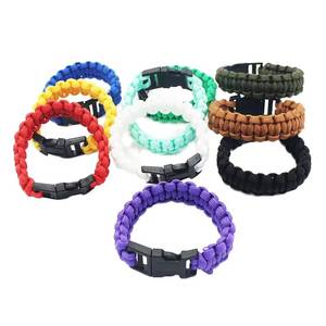 Práctica Pulsera de Cordón Colorida, Equipo de Seguridad Esencial para Supervivencia al Aire Libre - Product Image 3