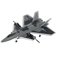 Avion RC KF700 J20 2.4G 6CH, planeur radiocommandé à aile fixe en mousse, jouet d'extérieur pour enfants