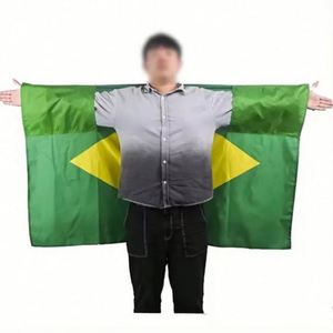 ธงชาติบราซิลสำหรับแฟนฟุตบอล ขนาด 90x150 ซม. 3x5 ฟุต ผลิตจากโพลีเอสเตอร์ สีตามสั่ง พกพาสะดวก สำหรับเชียร์ทีมชาติในกีฬาฟุตบอลปี 2026 - Product Image 2