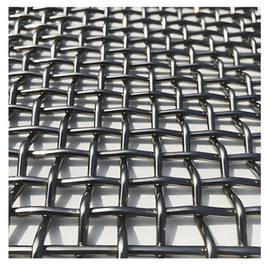 Maille métallique en acier au manganèse 65, à bordure à <span class=keywords><strong>crochet</strong></span>, à tissage plat, pour tamis de mine d'or et filtre vibrant haute fréquence - Product Image 6