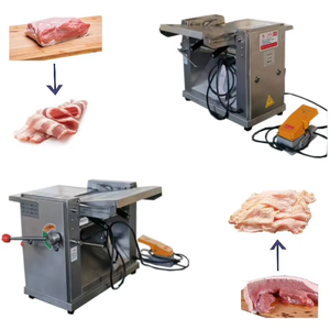 เครื่องหั่นเนื้ออัตโนมัติจากสวีเดน เครื่องหั่นหนังหมูแบบยาว เครื่องปอกหนังหมู เครื่องปอกหนังวัว เครื่องตัดเนื้อ ราคา - Product Image 4