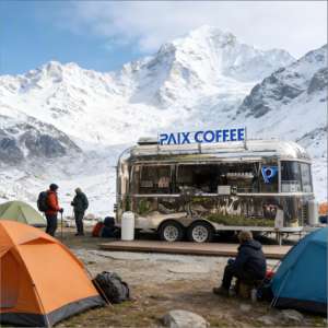 Remorque de banquet Viking Longhouse avec fumoir à feu ouvert et robinet à cidre pour poisson fumé, bouillie de seigle et vin au miel - Product Image 6